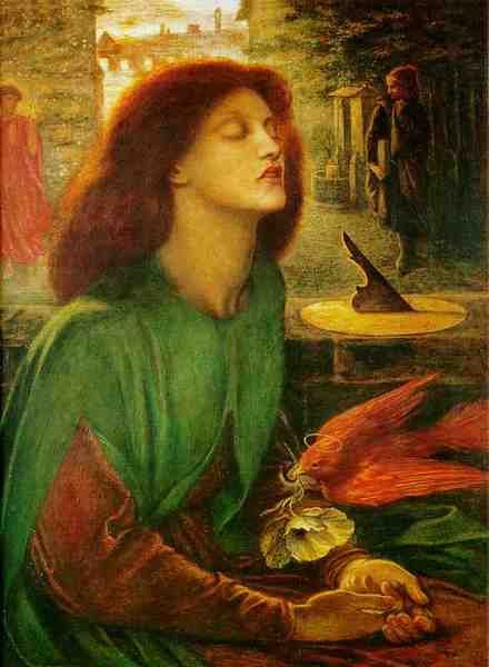 Dante Gabriel Rossetti Beata Beatrix A4 Photo Print