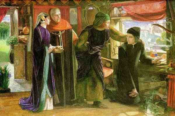 Dante Gabriel Rossetti Beatrice A4 Photo Print