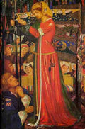 Dante Gabriel Rossetti Before The Battle A4 Photo Print
