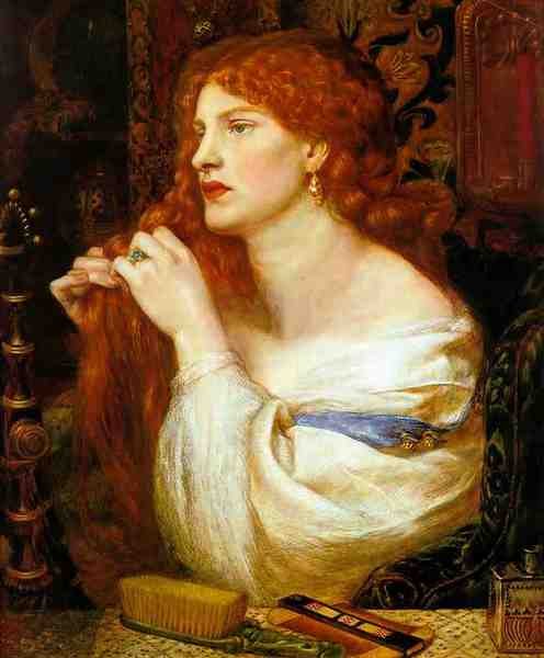Dante Gabriel Rossetti Fazios Mistress A4 Photo Print