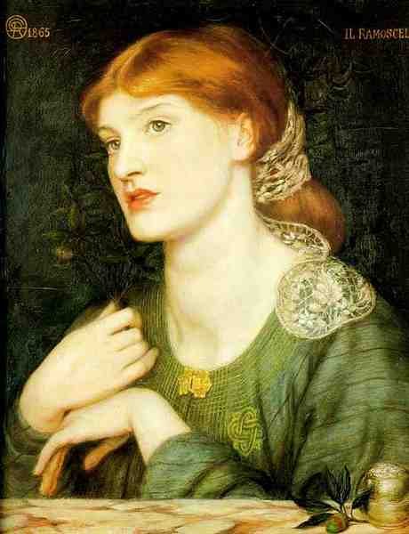 Dante Gabriel Rossetti Il Ramoscello A4 Photo Print