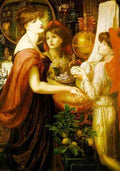 Dante Gabriel Rossetti La Bella Mano A4 Photo Print
