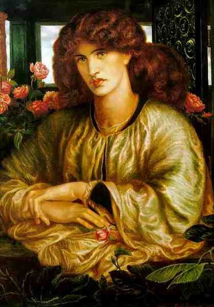 Dante Gabriel Rossetti La Donna Della Finestra A4 Photo Print