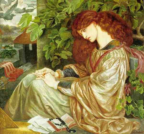 Dante Gabriel Rossetti La Pia De Tolomei A4 Photo Print