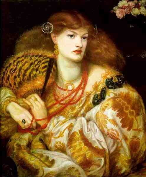 Dante Gabriel Rossetti Mona Vanna A4 Photo Print