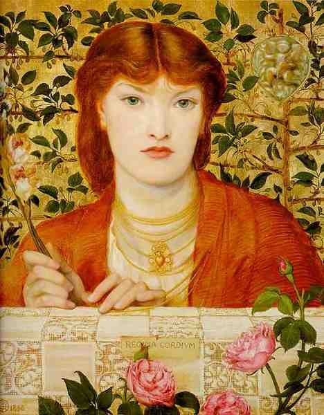 Dante Gabriel Rossetti Regina Cordium A4 Photo Print