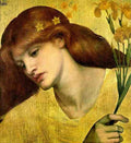 Dante Gabriel Rossetti Sancta Lilias A4 Photo Print