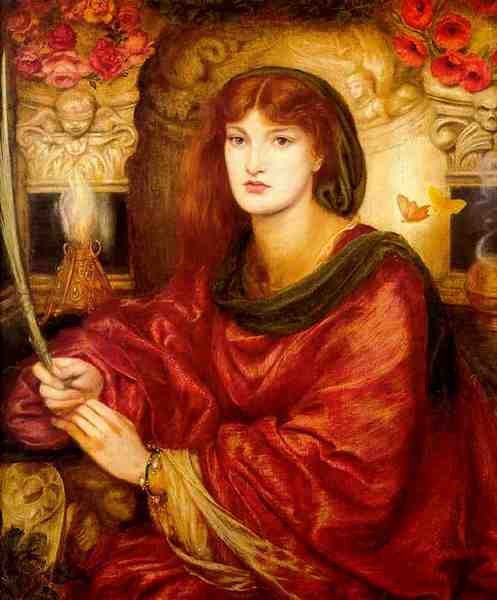 Dante Gabriel Rossetti Sybilla Palmifella A4 Photo Print