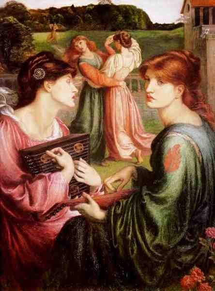 Dante Gabriel Rossetti The Bower Meadow A4 Photo Print