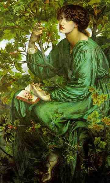 Dante Gabriel Rossetti The Day Dream A4 Photo Print
