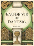 Dantzig Wine Goblet Vintage Retro Advert Ads A4 Photo Print