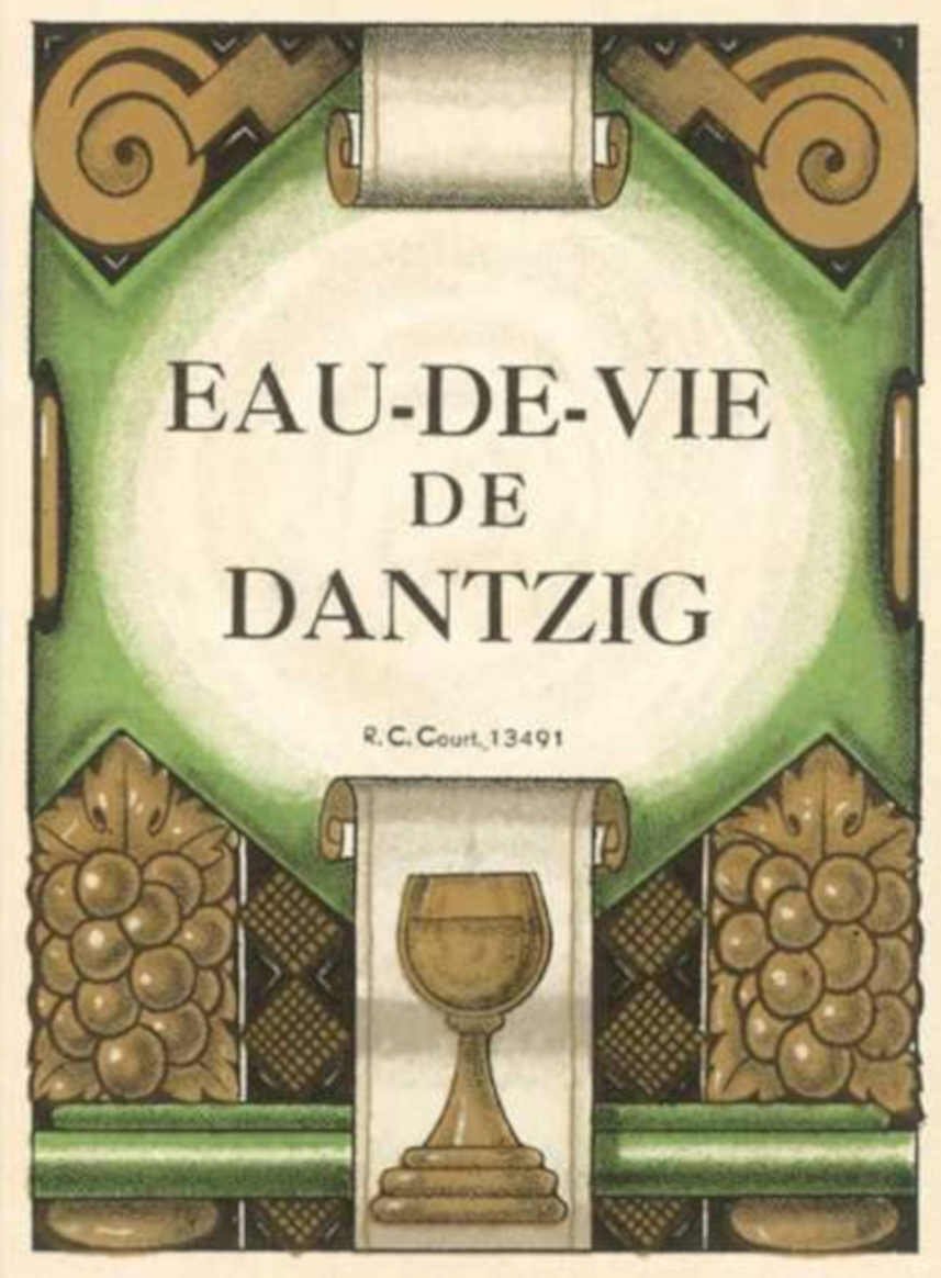 Dantzig Wine Goblet Vintage Retro Advert Ads A4 Photo Print