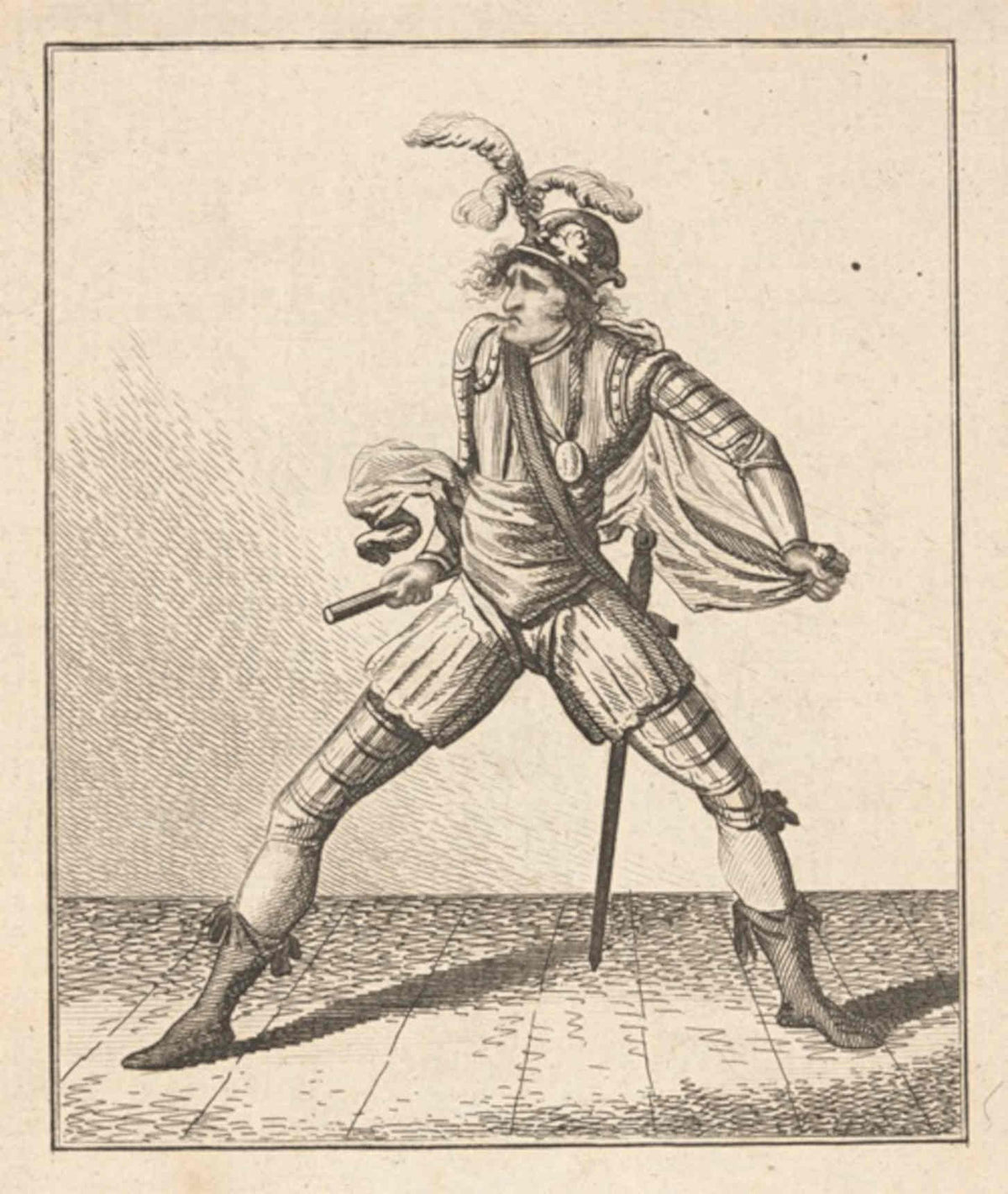 Dapper Soldier Costume GB Cartoon Vintage Retro Advert Poster