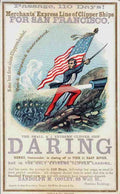 Daring Clipper Advert Vintage A4 Photo Print