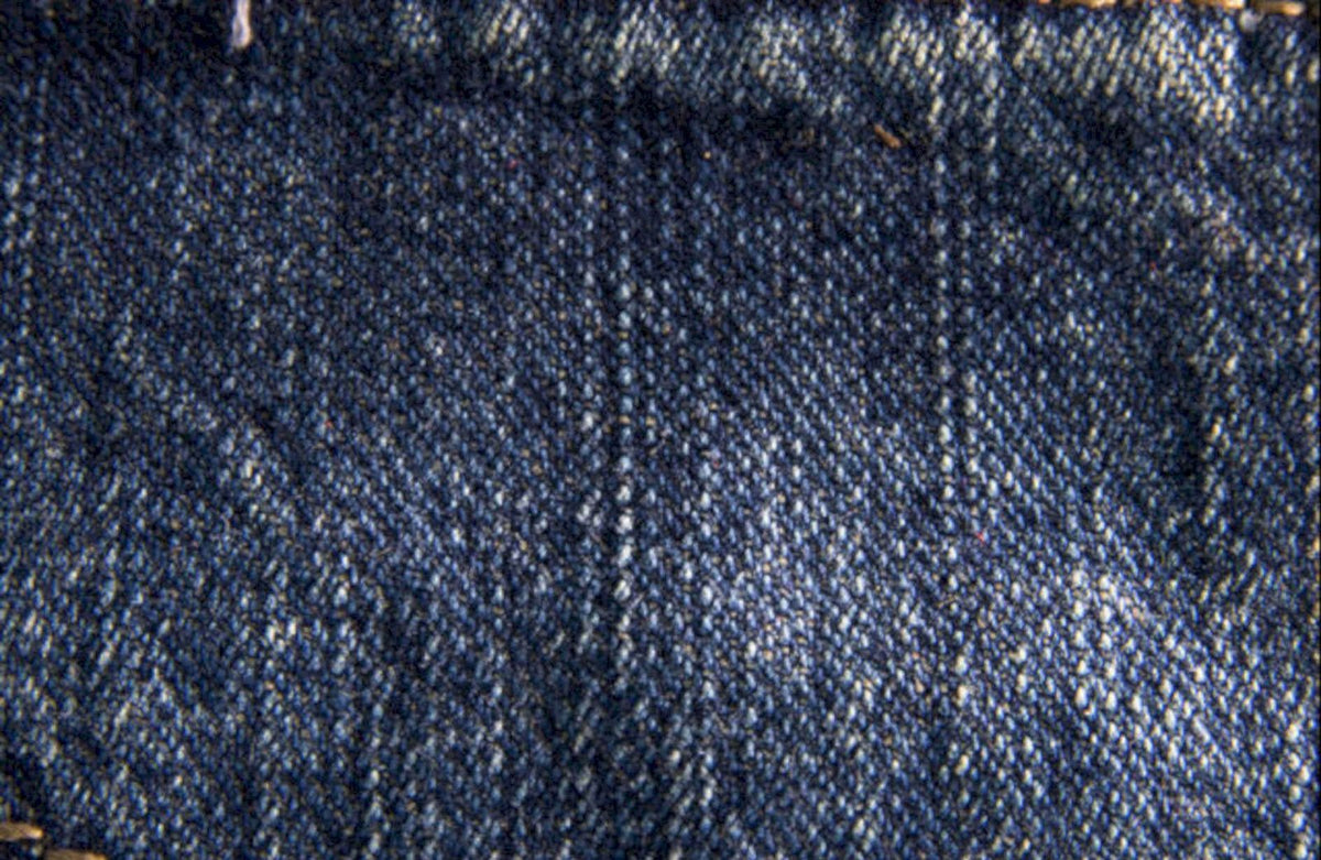 Dark Blue Denim Vintage Retro Advert Poster A4 Photo Print