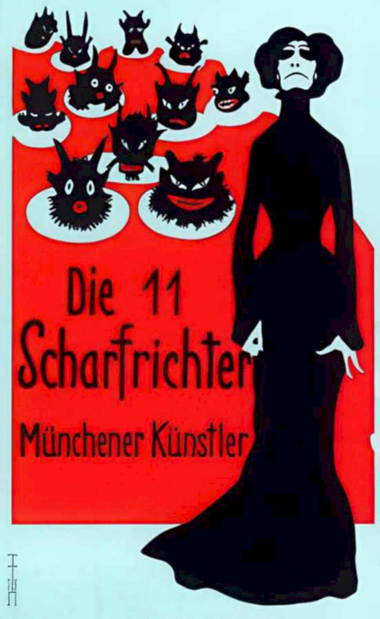 Dark Cats Richter Vintage Retro Advert Ads A4 Photo Print