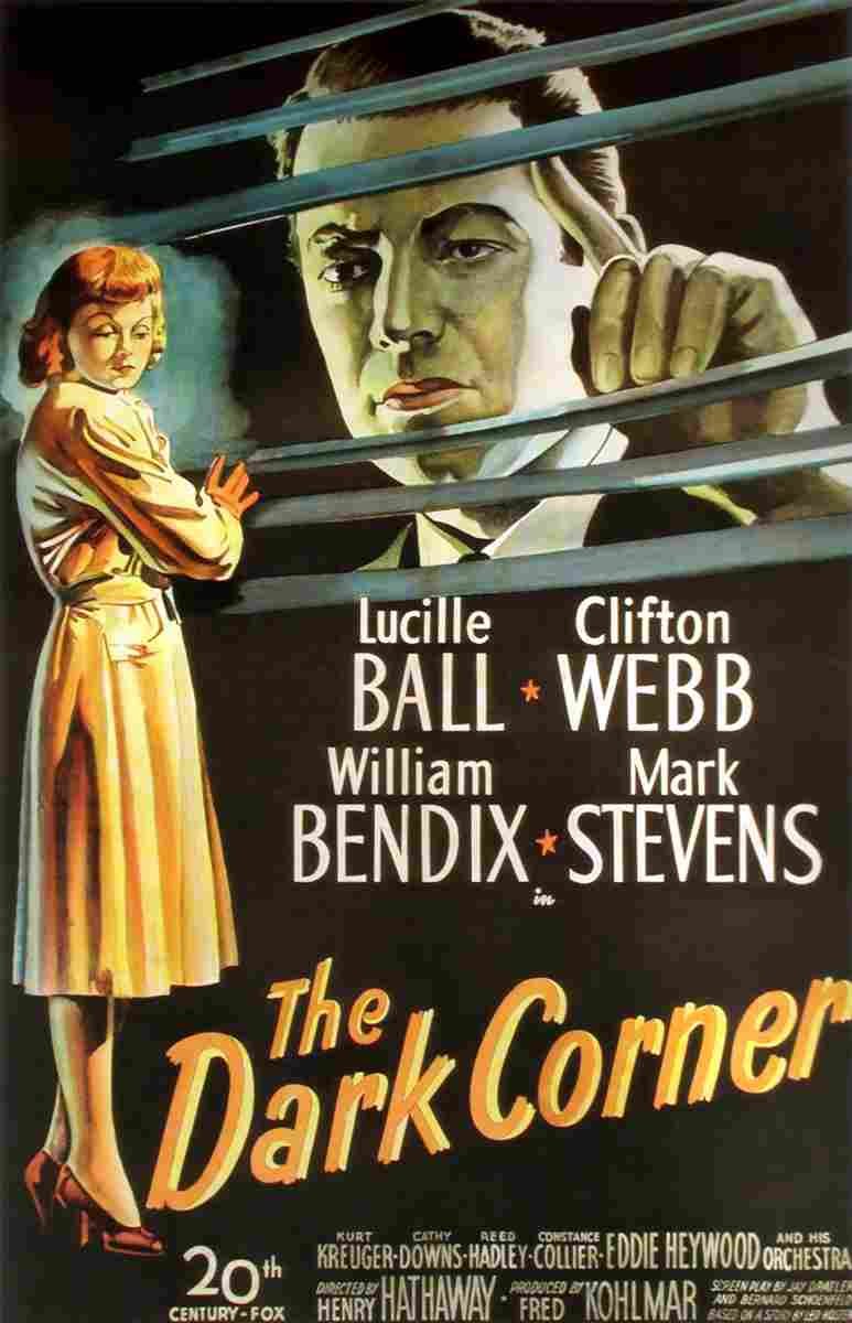 Dark Corner The 01  film star poster A4 Photo Print