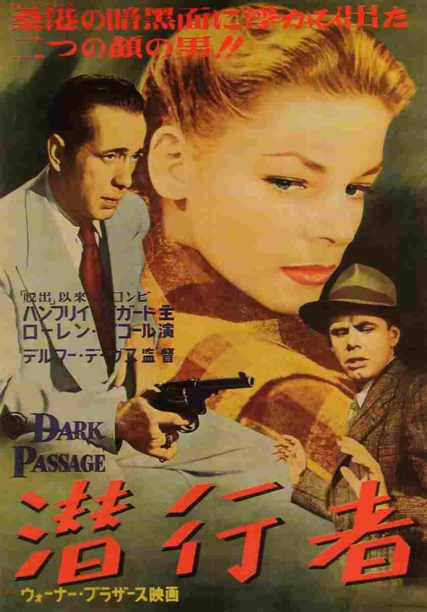 Dark Passage 01  film star poster A4 Photo Print