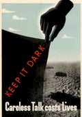 Dark Warships Lives Vintage Retro Advert Poster A4 Photo Print