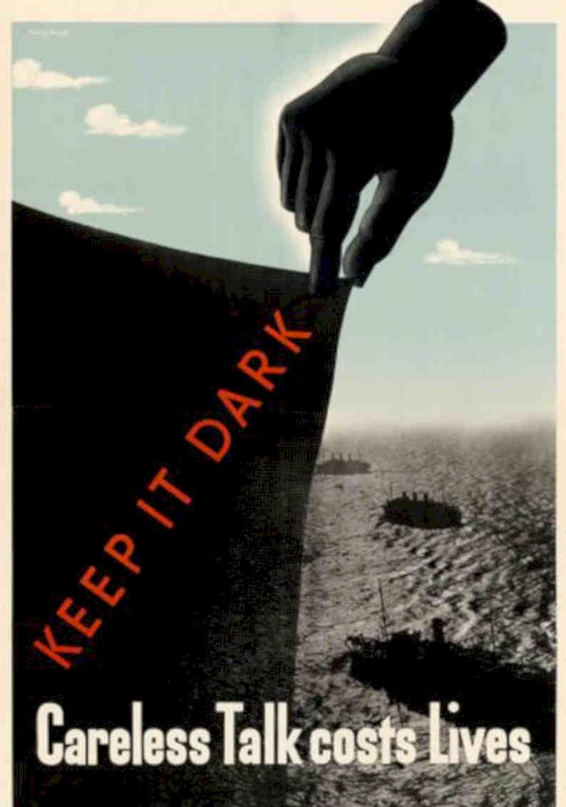 Dark Warships Lives Vintage Retro Advert Poster A4 Photo Print