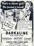 Darkaline Paint Poster Vintage Retro Advert Poster A4 Photo Print
