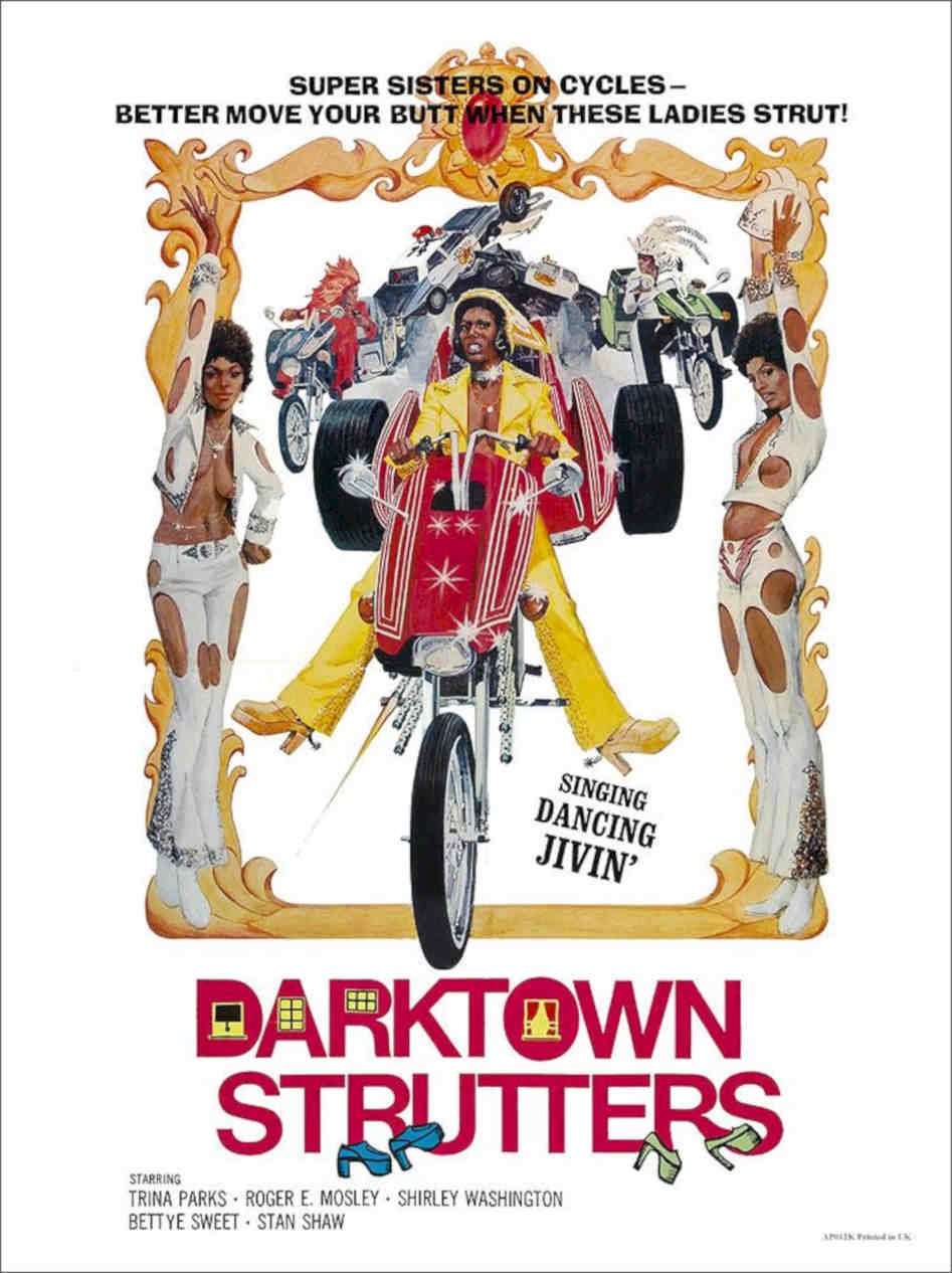Darktown Strutters Movie Poster Vintage Retro Advert Poster A4 Photo Print
