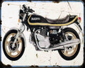 Darmah Ssd 79 A4 Photo Print Motorbike Vintage Aged