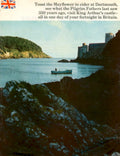 Dartmouth Castle Mayflower 1970s Vintage Retro Advert