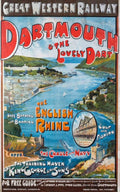 Dartmouth Railway Coast Vintage Retro Advert Poster A4 Photo Print