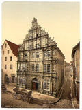 Das Rattenfangerhaus Hameln Hanover Vintage A4 Photo Print