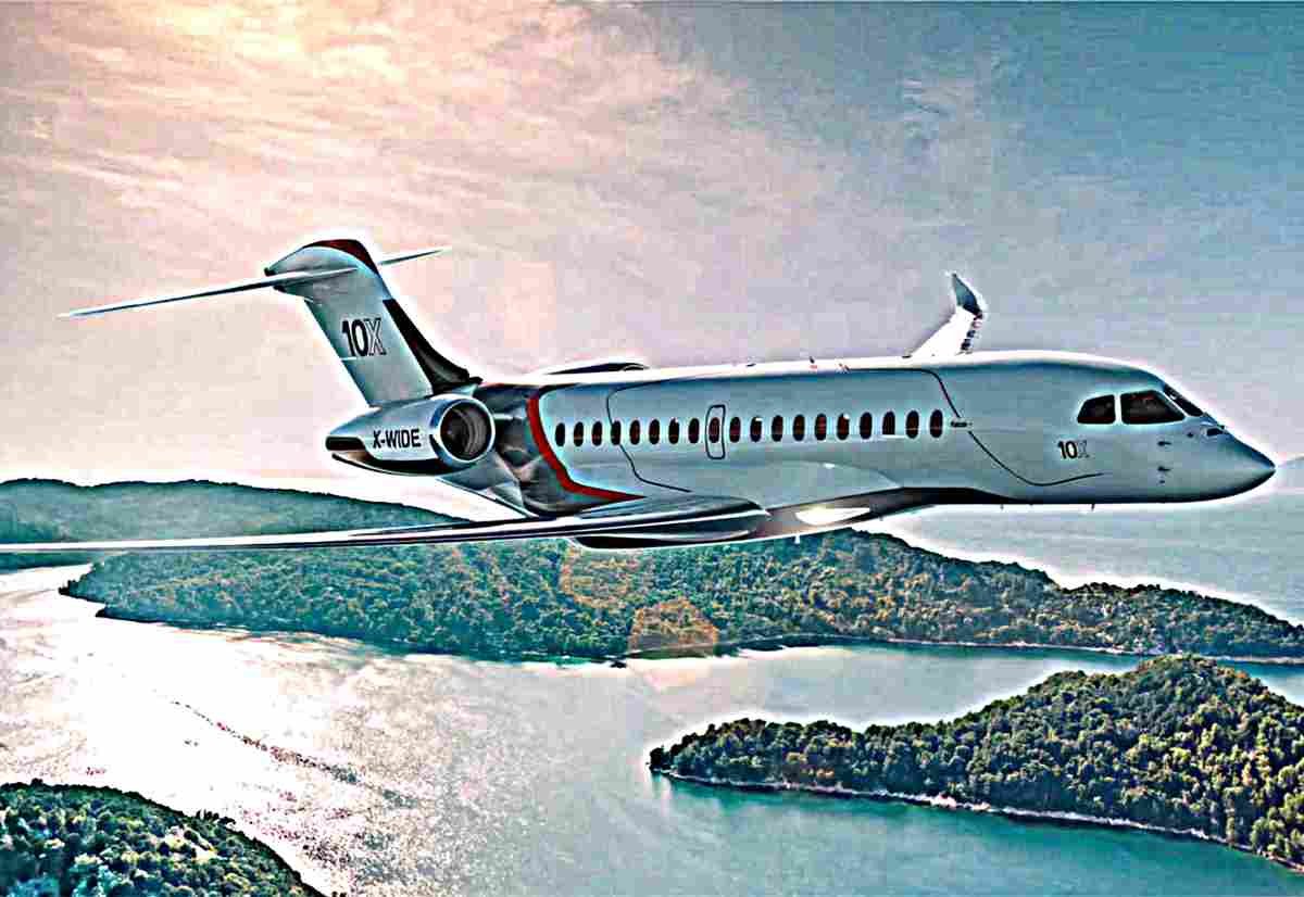 Dassault Falcon 10x Ultra Long Range Bizjet France 4 (2) Military A4 Photo Print