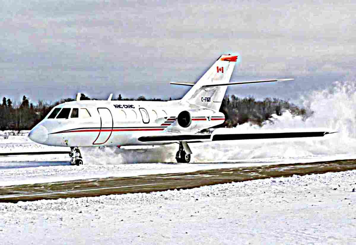 Dassault Falcon 20 8 (2) Military A4 Photo Print