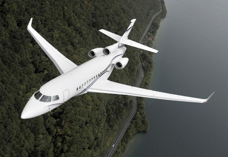Dassault Falcon 7x Passenger Business Jet France Military A4 Photo Print
