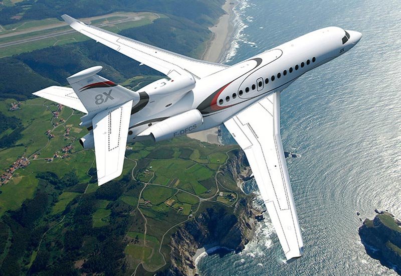 Dassault Falcon 8x Business Jet 2 Military A4 Photo Print