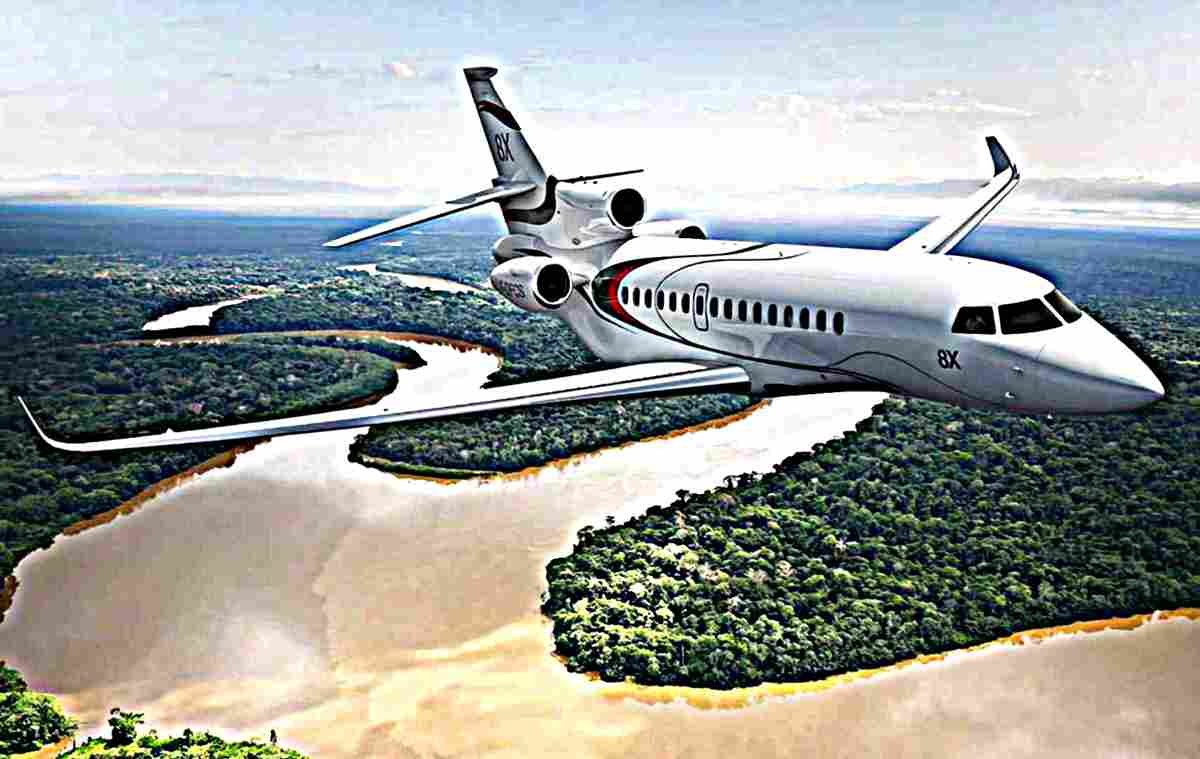 Dassault Falcon 8x Business Jet 3 (2) Military A4 Photo Print