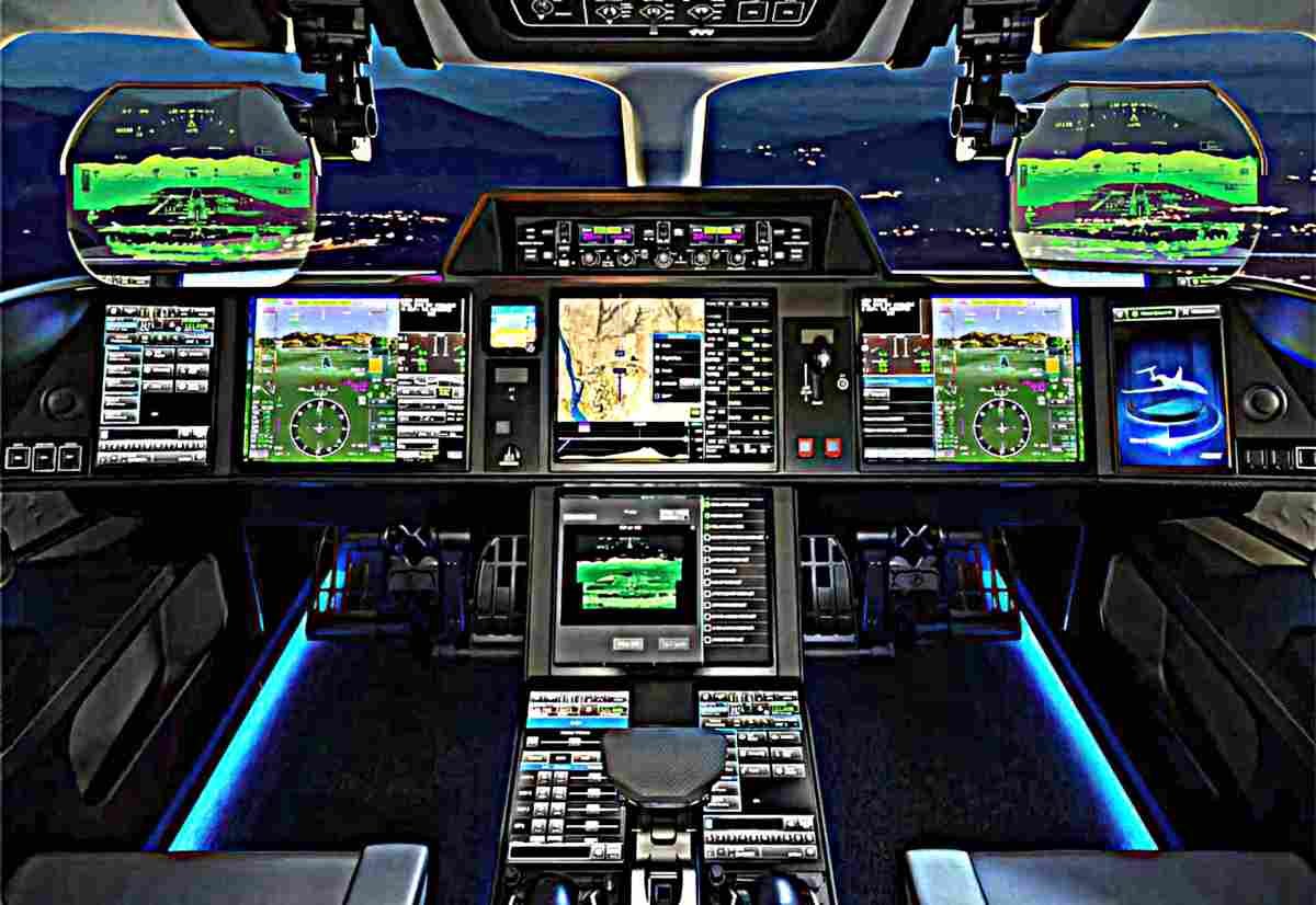 Dassault Falcon10x Business Jet (2) Military A4 Photo Print