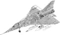 Dassault Mirage IV cutaway A4 Photo Print