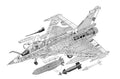 Dassault Rafale cutaway A4 Photo Print