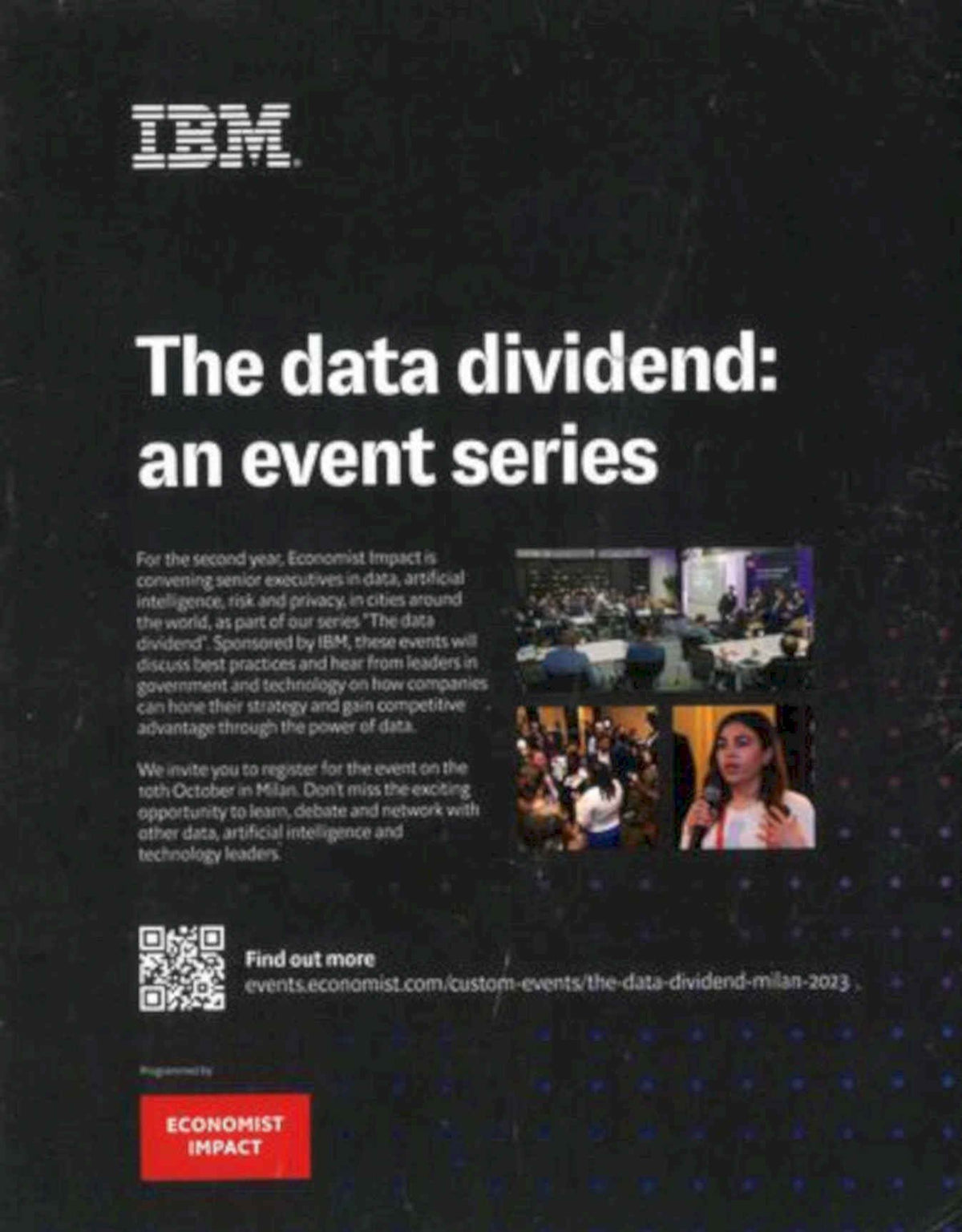 Data Dividend Event Vintage Retro Advert Poster A4 Photo Print