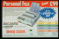 Dataline Fax Machines 1980s Vintage Retro Advert