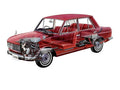Datsun Bluebird 1966 cutaway A4 Photo Print