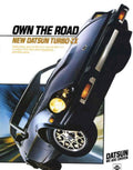 Datsun Turbo Zx Vintage Retro Advert Poster A4 Photo Print
