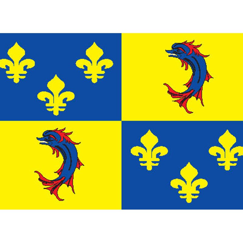 Dauphine Prov Flag N3152 A4 Photo Print