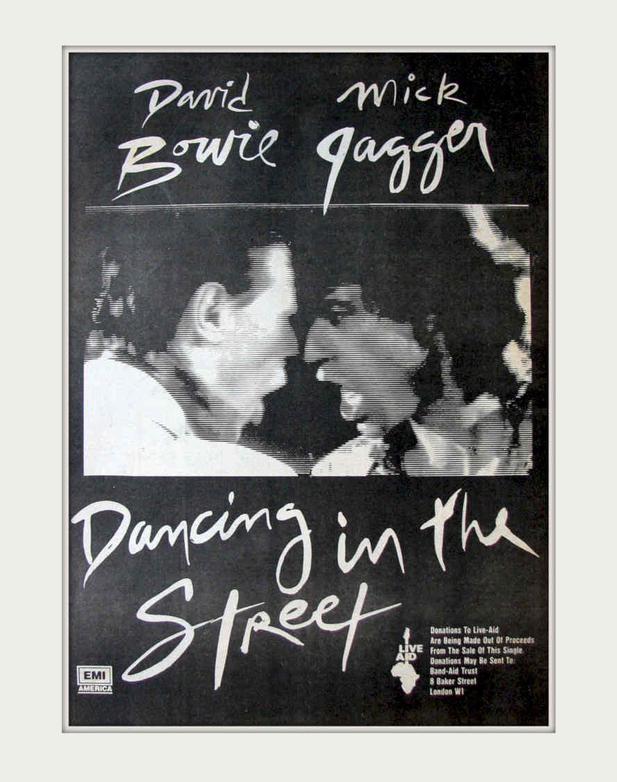 David Bowie Rolling Vintage Retro Advert Poster A4 Photo Print