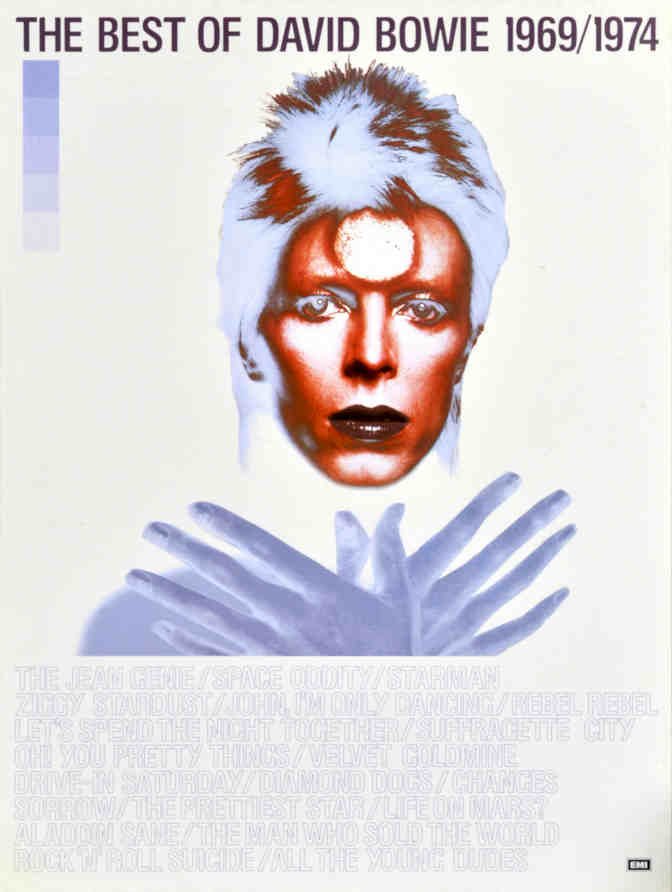David Bowie Ziggy Vintage Retro Advert Poster A4 Photo Print