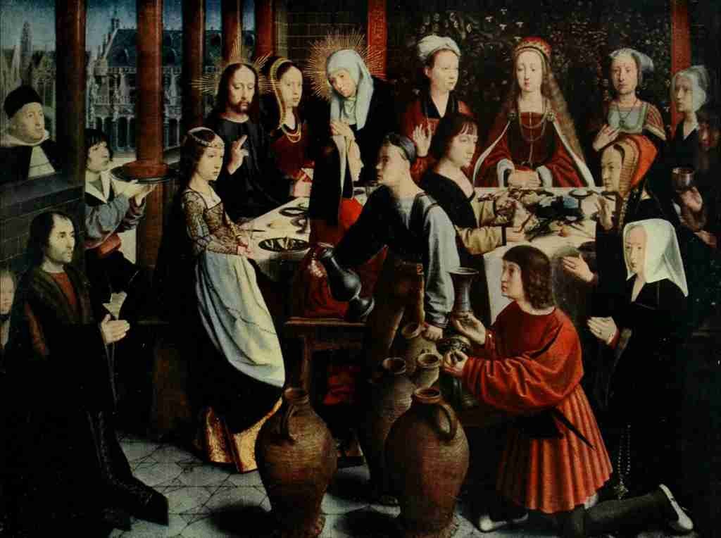 David Gerard The Marriage at Cana History of Painting 1911 A4 Photo Print