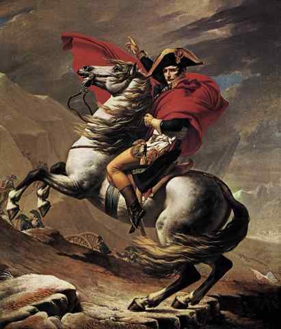 David Jacques Louis Napoleon At The St Bernard Pass A4 Photo Print