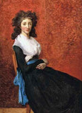 David Jacques Louis Portrait of Louise Trudaine A4 Photo Print
