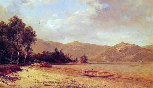 David Johnson View Of Dresden Lake George A4 Photo Print