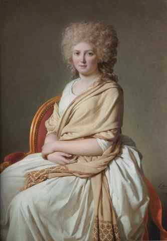 David Portrait of Anne Marie Louise Thelusson A4 Photo Print